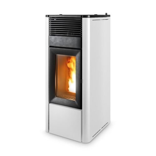 Pelletofen MCZ Teia Comfort Air 10 R 10 kW – Ausführung: White metal_302